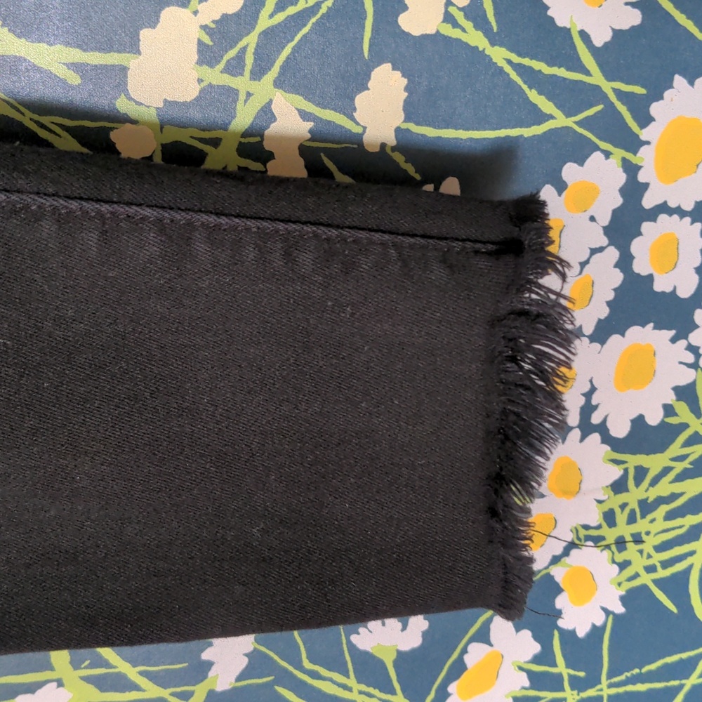 Current/Elliott Black Denim Jeans Distressed Pants - Picture 3 of 6